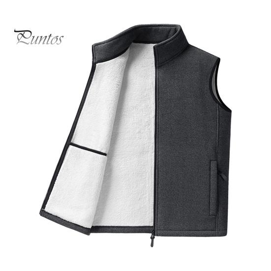 Флисовый жилет, пальто, воротник-стойка, безрукавка, с бархатным внутренним слоем, застежка-молния, карманы, утеплитель, жилет, куртка