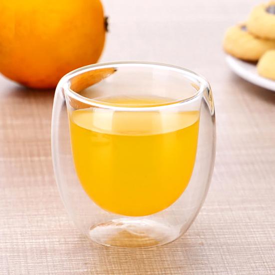 Кружка для молока, легкая, термостойкая, с двойными стенками, двухслойная стеклянная кружка для чая, кофе, молока