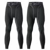 Guooolex Compression Long Front Cooling Sports Power Men's Tights, Spats, Opening, Tights, Stretch, Underwear, Sweat-Wicking, Quick-Drying,