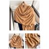 Imitation Cashmere Solid Color Fashion Decorative Warm Scarf Student Middle and Long Shawl Female