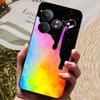 Phone Cover For Realme GT 6 Case Silicone Black Bumper Soft TPU Coque for Realme GT 6T Case Protector Funda Realme GT6 GT6T Bag