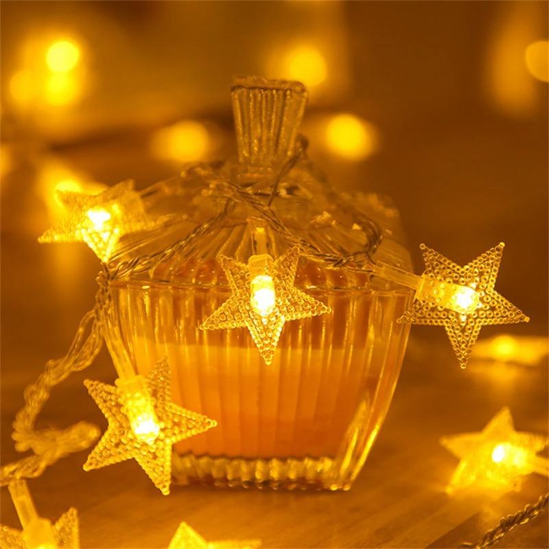 Star String Lights USB/Battery Operated LED Fairy Lights Christmas Light For Party Wedding Garland Outdoor Xmas Tree Decoration