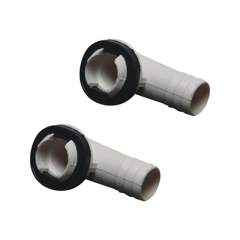 2pcs Air Conditioner Drain Outlet Connector Drain Pipe Elbow Tool Universal External Unit Spout Connector ACPipe Parts