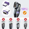 AUFU 240 В Магнитный сверхбыстрый зарядный кабель Для 16 15 Pro max USB Type C на USB C Провод 5А Для Macbook Ноутбука
