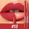 LANGMANNI Sexy Velvet Matte Lip Liner Pen Waterproof Silky Natural Contour Non-Stick Cup Makeup Lipstick Pencil Lasting Cosmetic