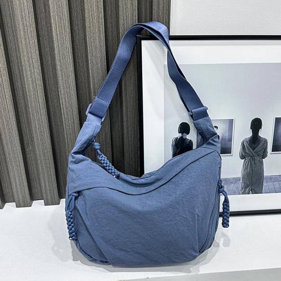 Повседневная сумка-хобо, сумка-мешок с регулируемым ремнем, складная сумка через плечо с несколькими карманами, вместительная сумка через плечо для повседневного использования, путешествий и работы