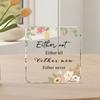 Gift Friends and Colleagues Desktop Bedroom Living Room Beautification Square Acrylic Ornaments
