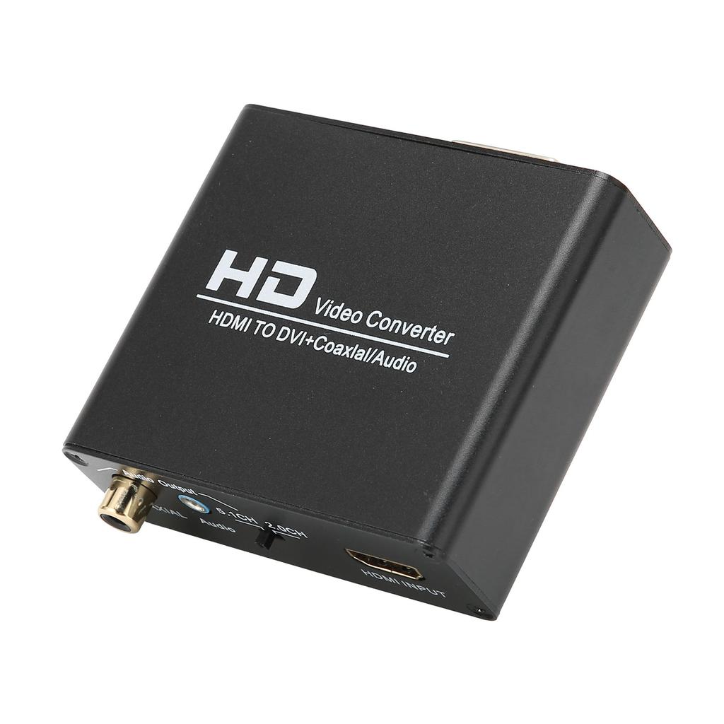 Мультимедийный интерфейс HD в DVI-преобразователь цифрового коаксиального аналогового стереовыхода