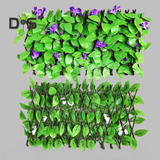 Расширяющиеся панели для садовых цветов, искусственные растения, реалистичные, яркие, устойчивые к ультрафиолетовому излучению, экранирующие искусственные растения