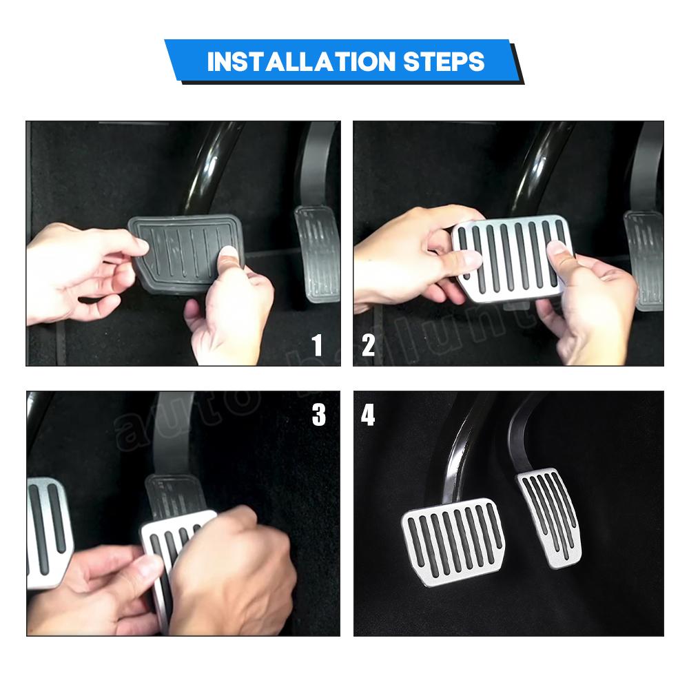 Для Tesla Model 3 Model Y 2023 2022 Чехлы для педалей, аксессуары, металлический автомобильный акселератор, тормозная подставка Tesla