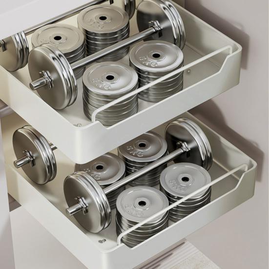 Выдвижной органайзер для шкафа, закрепленный клейкой нанопленкой. Прочные выдвижные полки для кладовой без перфорации. Выдвижной ящик. Полка для кладовой для кухни.