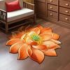 3D Коврик Лотос Реалистичный Цветок Ковер для Гостиной Форма Цветка Лотоса Противоскользящий Коврик для Кухни Спальни Ванной Игровой Комнаты