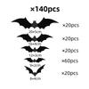 Halloween 3D Bats  Wall Decor,Realistic PVC 3D Bats Sticker for Home Indoor Outdoor Halloween Party Wall Decoration