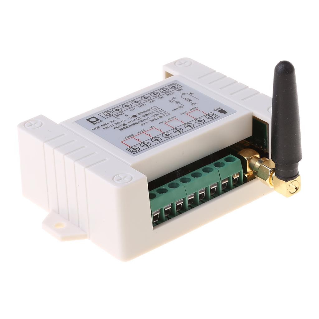 Радиоуправляемый пульт ДУ DC12V/24V/36V, 2-канальный, универсальный, для приемника и передатчика привода гаражных ворот