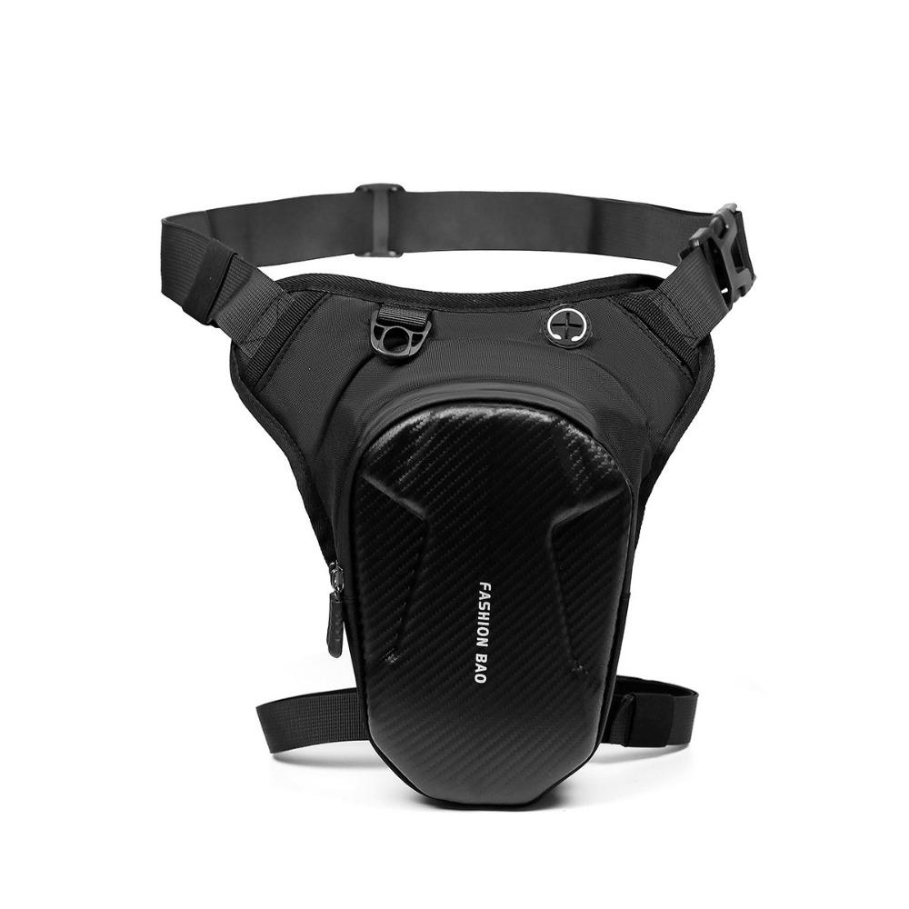 Hard Shell Motorcycle Leg Bag Waterproof Crossbody Bag Cycling Waist Pack Motorcycle