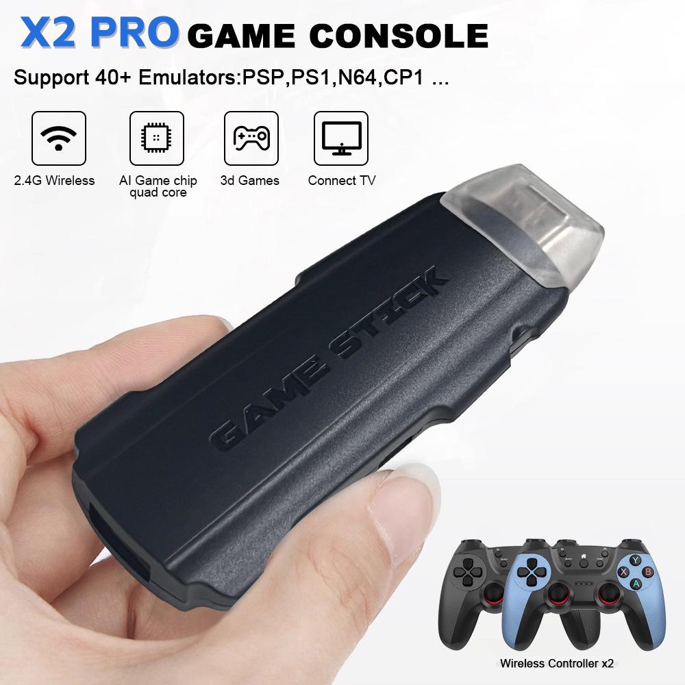 Тщательно отобранная беспроводная 4K HD игровая консоль X2 Pro - Аркадная для двух игроков GD10