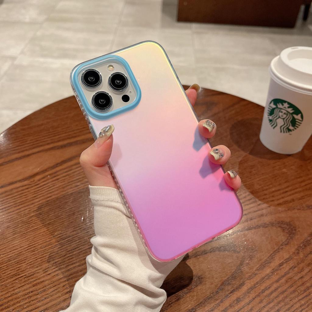 Красочный чехол с переливающимся светом, защищенный от падений, для iPhone 13/15 Promax 12/14