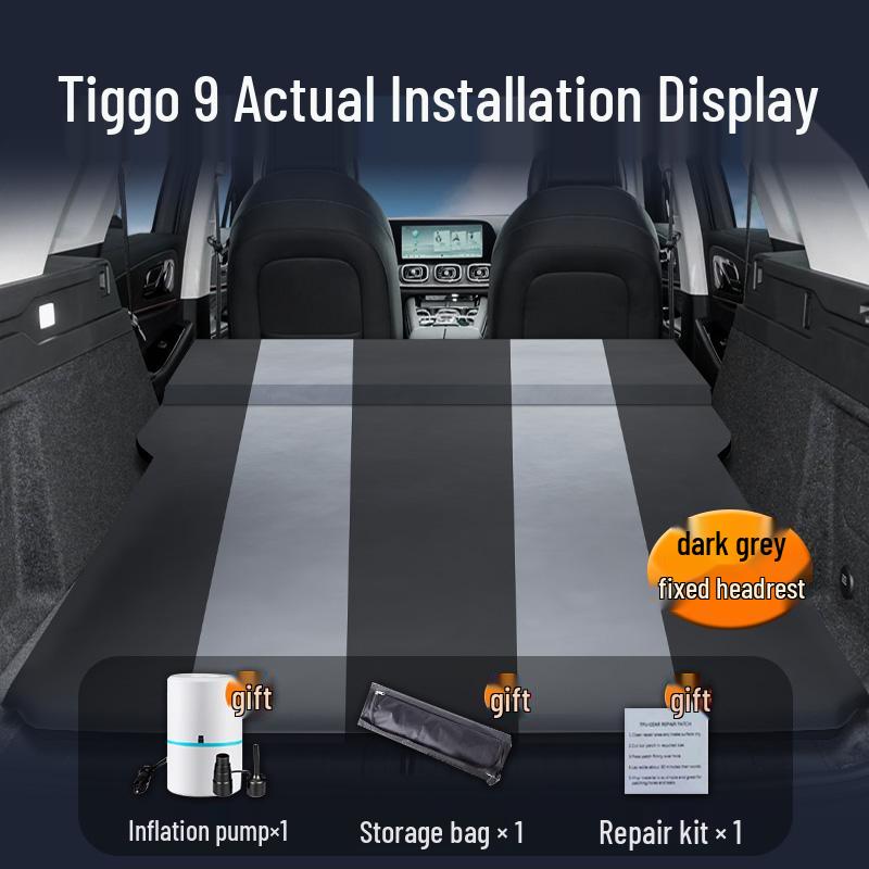 Надувной матрас в автомобиль для Chery Tiggo 9 – Спальный коврик на заднее сиденье для 25 моделей