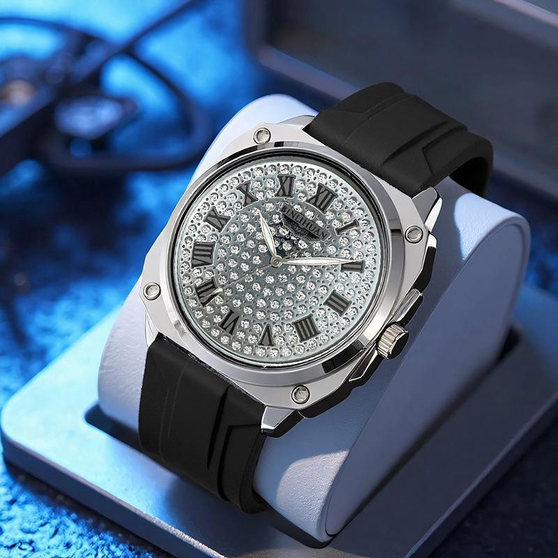 Мужские часы JYL Классические Минималистичные Водонепроницаемые Кожаный Ремешок