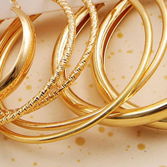 6 пар серег C-образной формы, минималистичные золотые обручи с жемчугом, легкие классические очаровательные украшения для женщин и девочек