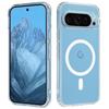 Google Pixel 9 Pro XL Transparent Magnetic Case with MagSafe Wireless Charging and Anti-Fall Protection