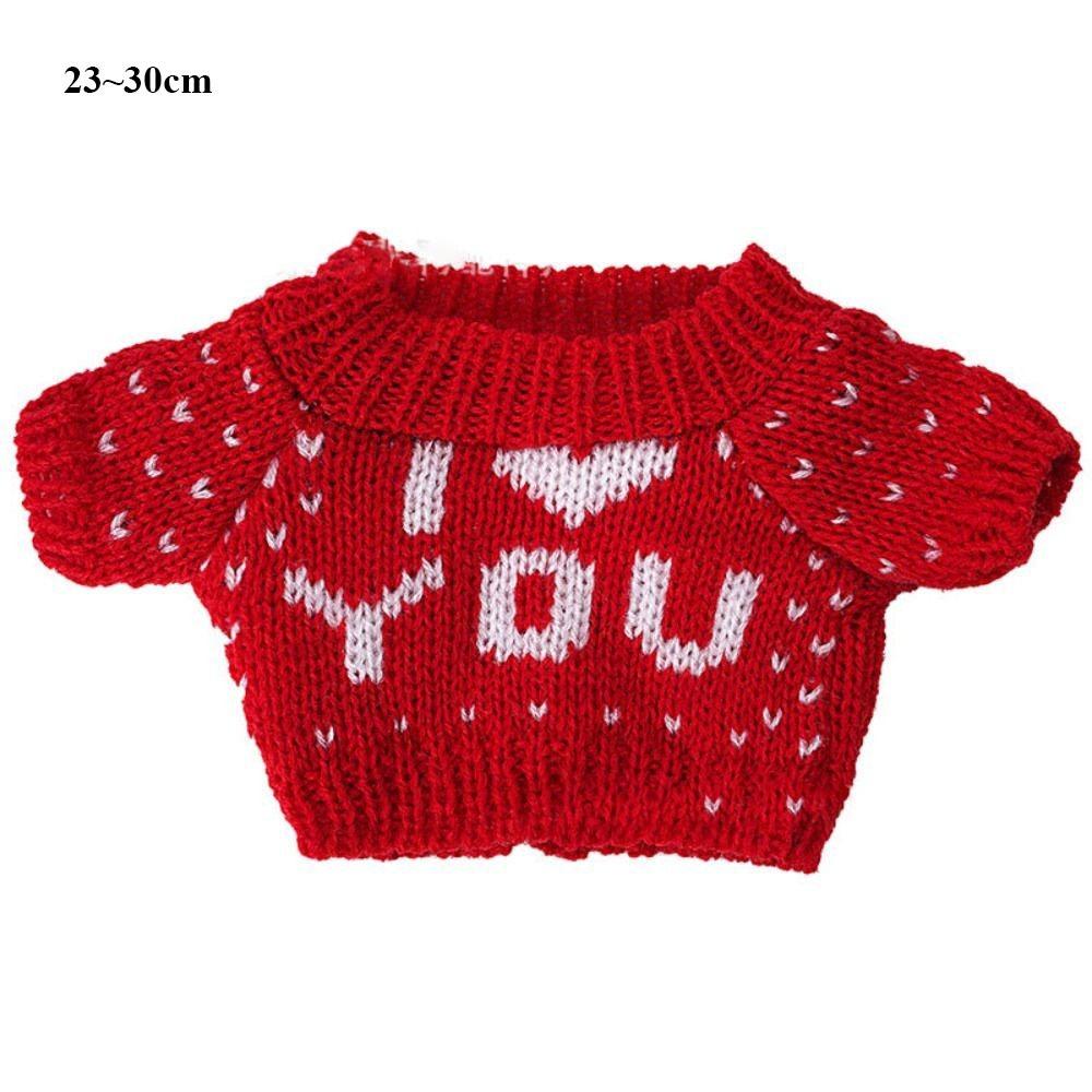 Модное вязаное пальто Зимние свитера Наряды 20 см Хлопковая кукла/Куклы-айдолы/23~30 см Куклы