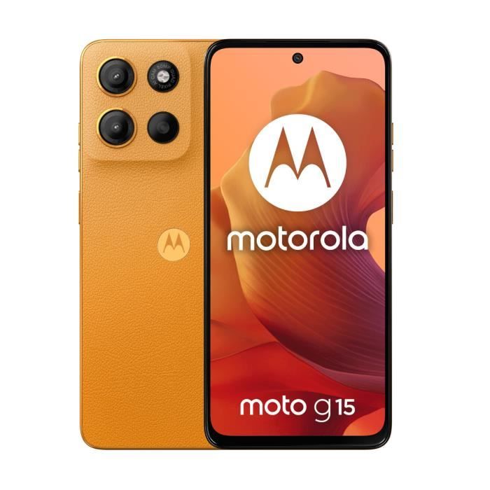 Motorola Moto G15 4G 8 Go/128 Go Orange (Sunrise Orange) Double SIM