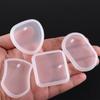 New 1Pcs DIY Keychain Pendant Silicone Mold Set Crystal Epoxy Resin Mold Round Rectangle Pendants Jewelry Making Casting Mould