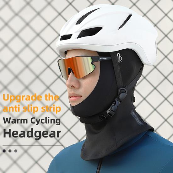 Спортивная термовелосипедная Балаклава, головной убор, мягкий эластичный, дышащий, ветрозащитный, нескользящий, зимний теплый головной убор