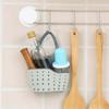 Silicone Hanging Drain Basket Soap Sponge Shelf Kitchen Holder Sink Draining Basket  Kitchen