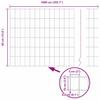 Euro Fence Gray 0.4 x 10 m PVC Coated Iron