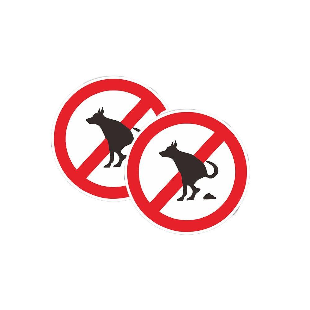 ПВХ Наклейки Собакам Писать Запрещено Наклейки Не Пердеть Наклейка на Автомобиль Предупреждающий Знак