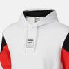 Puma Толстовка Rebel Colorblock с кулиской Мужские топы Белый 586897-02