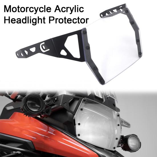 1 компл. крышка фары нержавеющая высокопрочная модификация антиокислительная простая установка защита портативный мотоцикл