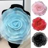 Handmade Corsage Flower Appliques DIY Dance Costume Decors Large 3D Flower Patches Clothing Garment Sewing Ornament