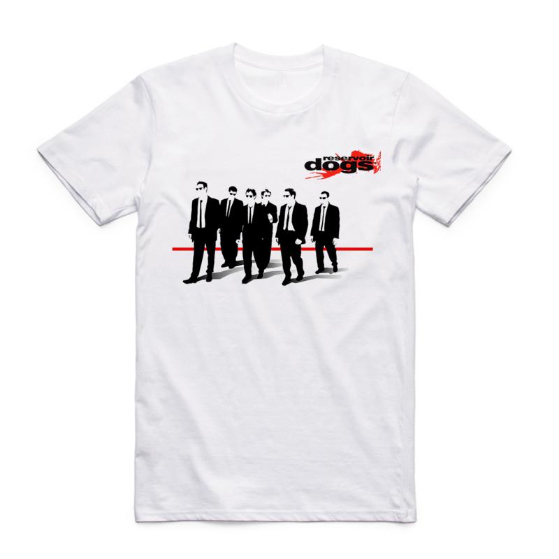 2026 S-XXX Men Women Reservoir Dogs Quentin Tarantino Print White T-shirt Short sleeve O-Neck Homme Harajuku Casual Cool Tshirt
