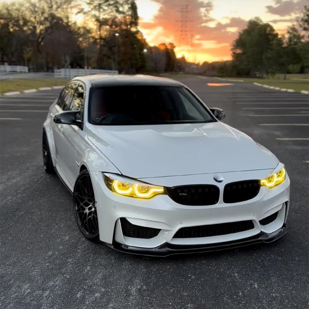 For 2018-2020 BMW M3 M4 F80 F32 F36 F33 F82 Adaptive Led Headlight CSL Blue Red Yellow Angel Eyes DRL 63117493229 63117493230