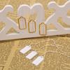 200Pcs Price Label Tags Jewelry Price Label Paper Cards Rectangular Blank Tag