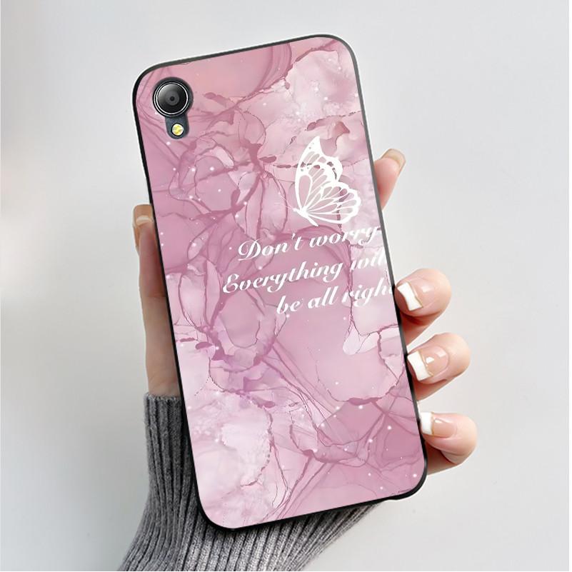 For Asus ZenFone Live L1 L2 ZA550KL Soft Case Fashion Butterfly Flower Black Silicone Phone Casing Asus X00RD ZA550KL Back Cover