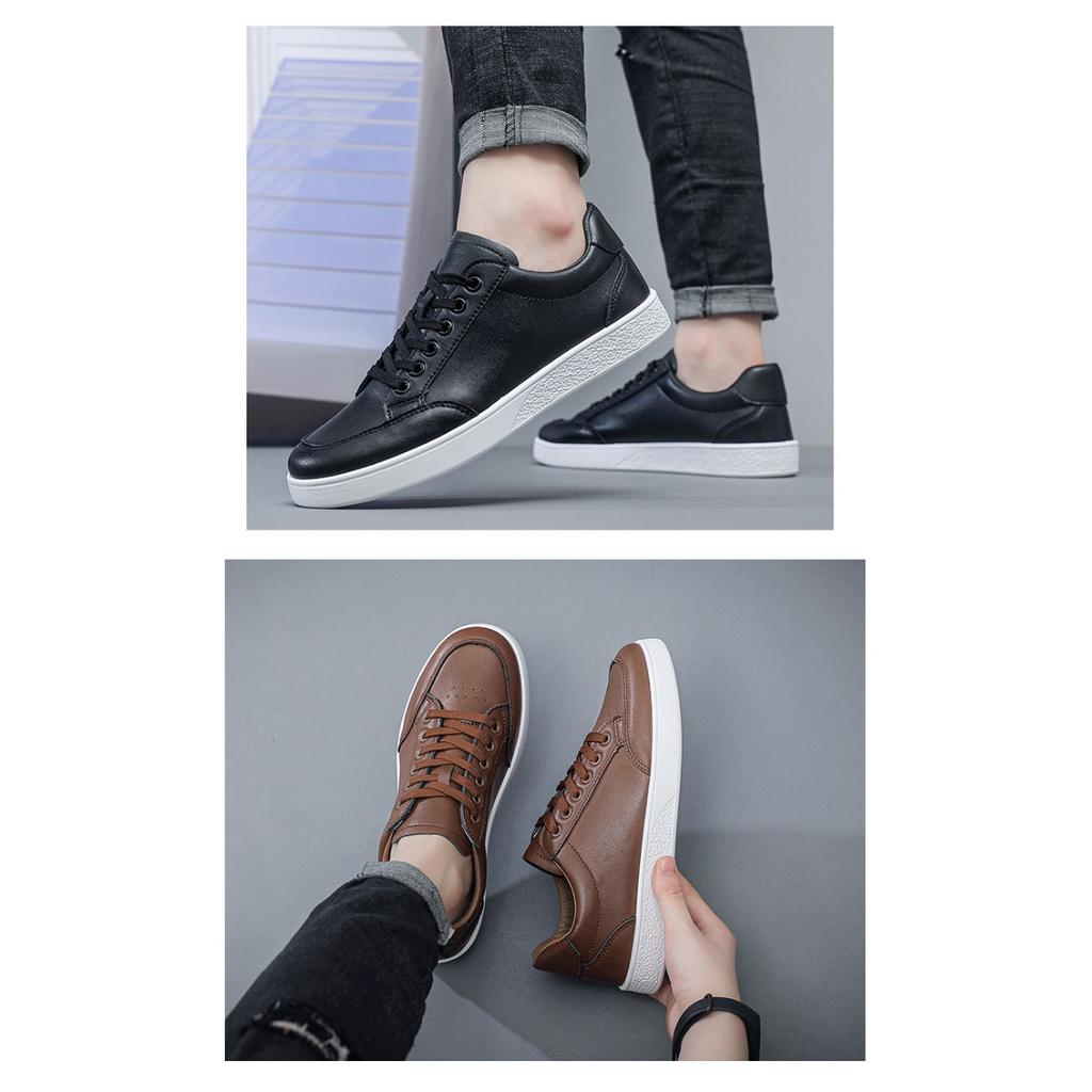 Мужская обувь Street Board Shoes Men Korean Version of The Student Men's White Shoes, Fashion Casual Shoes Tide Shoes