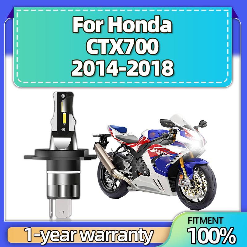 For Honda CTX700 2014 2015 2016 2017 2018 H4 Led Motorcycle Headlight Motorbike Bulbs 15000LM High Bright 12V Lamp 6000K White
