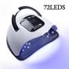 Светодиодная лампа для ногтей для быстрого высыхания лака для ногтей 72 светодиода Сушилка для ногтей с автоматическим датчиком и 4 настройками таймера Инструменты для педикюра и маникюра