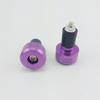 Szmsmy Специальный Баренды! Грипса на руль для мотоциклов Алюминиевые специальные заглушки! Грипса на торец руля для мотоциклов Алюминий (фиолетовый)