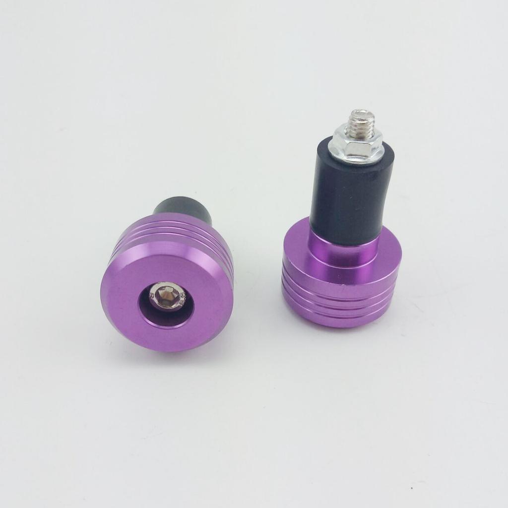 Szmsmy Специальный Баренды! Грипса на руль для мотоциклов Алюминиевые специальные заглушки! Грипса на торец руля для мотоциклов Алюминий (фиолетовый)