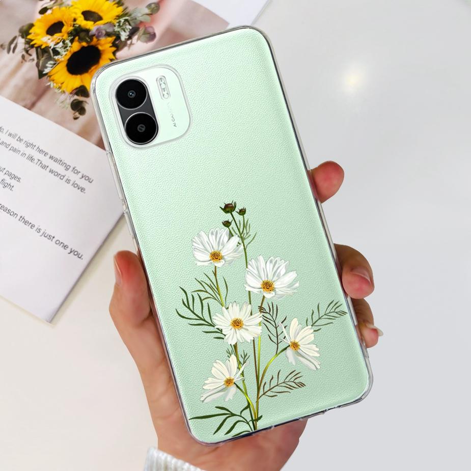 For Xiaomi Redmi A2 Case Redmi A2+ Cute Dinosaur Cartoon Back Cover Phone Cases For Redmi A2 Plus A2+ RedmiA2 Soft Fundas Bumper