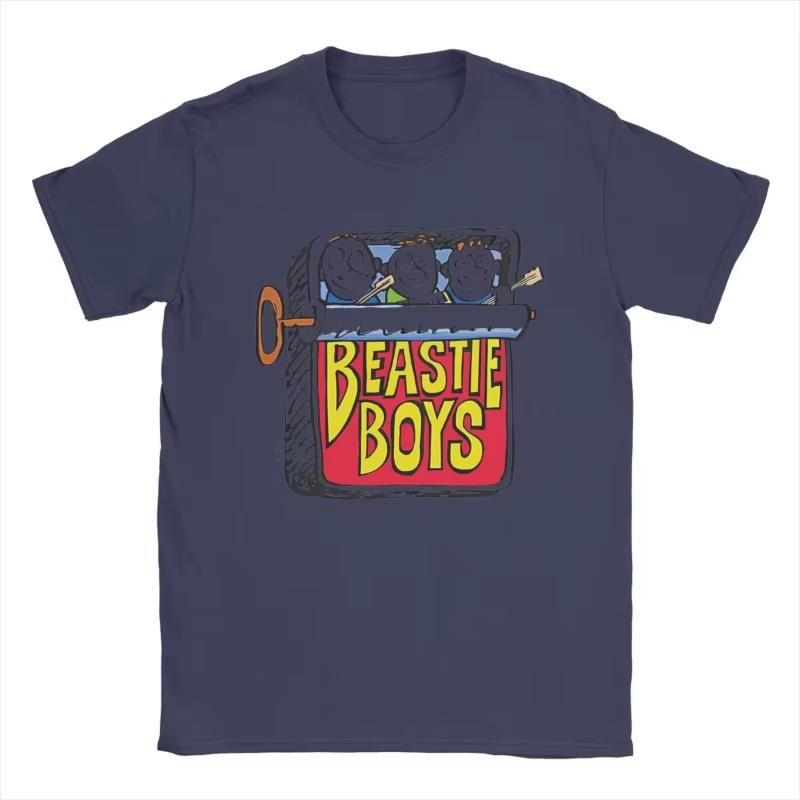Awesome Beastie Boys Sardine Can Tshirts For Unisex Crewneck Cotton T Shirts Short Sleeve Tee Shirt Tops