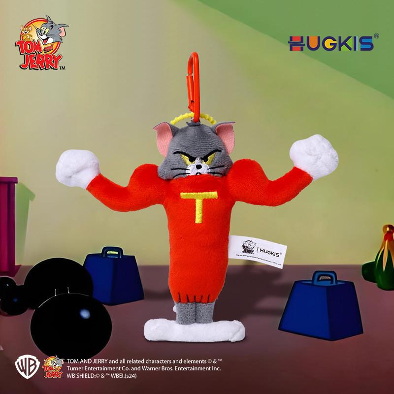 Tom And Jerry Tom Cat Plush Toy Pendant Keyring With Embroidery Design For Gift