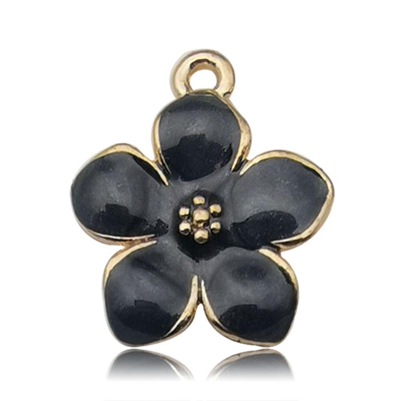 Корейское ожерелье с подвеской в виде цветка из золота K - многоцветный сплав, ювелирный аксессуар своими руками