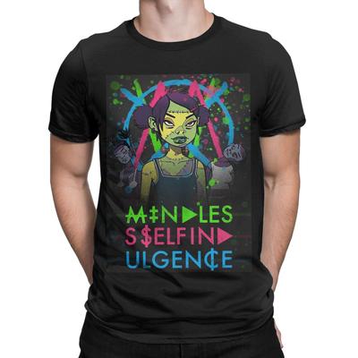 Мужские Женские Mindless Self Indulgence Если Футболка Чистый Хлопок Принт Футболки Одежда Наряды