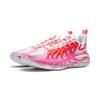 Li Ning BadFive Chase 2 SUPER Износостойкие Антискручивание Сцепление Низкие Баскетбольные кроссовки Мужские Белый Красный Розовый ABFW013-5